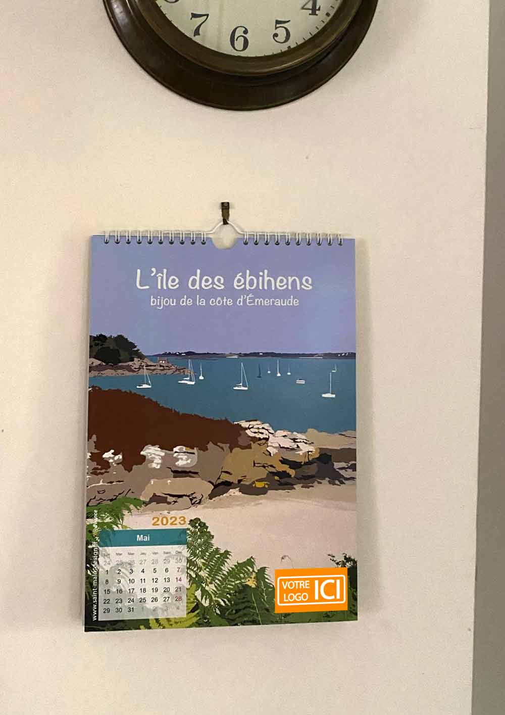 calendrier personnalisé avec votre logo