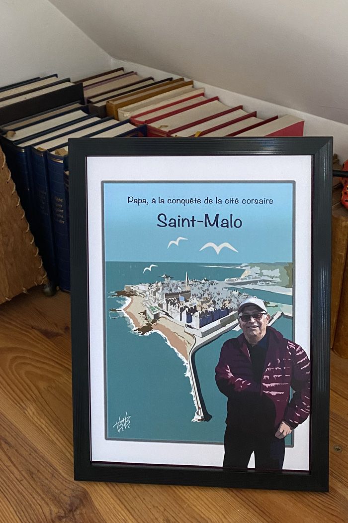 cadres photos saint-malo intra-muros illustration