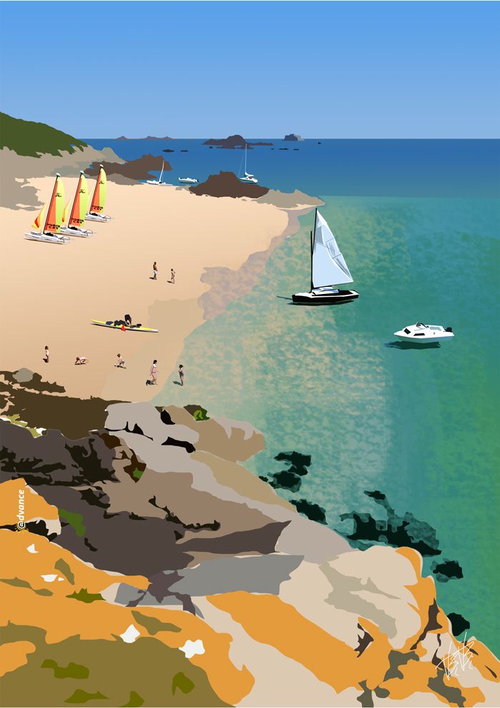 L'ÎLE DE CÉZEMBRE FACE À SAINT-MALO